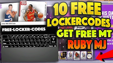 10 FREE LOCKER CODES TO USE IN NBA 2K19 MYTEAM!!!! GET MT AND TOKENS!!