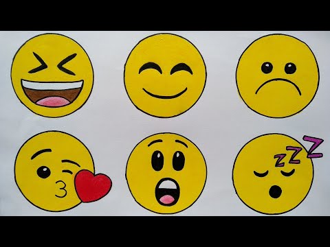 Video: Cara Menggambar Gambar Dengan Emoticon