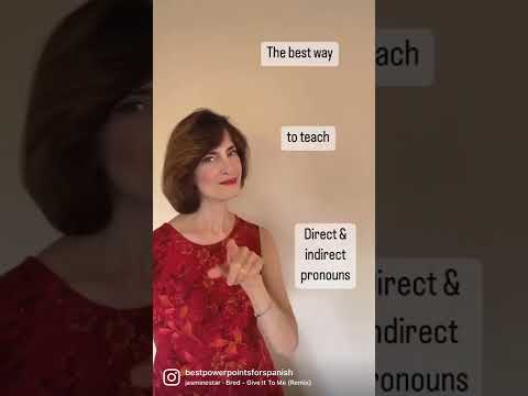 Video: In Spaanse voornaamwoorden van indirect object?