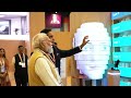honourable Prime Minister Shri Narendra Modi at Jio AI Pavilion