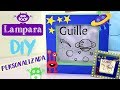 LAMPARA INFANTIL PERSONALIZADA - Haz un regalo bonito y original- DIY fácil