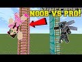 Minecraft: NOOB VS PRO!!! - KING OF THE LADDER! - Mini-Game