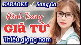Hành Trang Giã Từ - Karaoke Thiếu Giọng Nam - Song Ca Cùng Phương Thy - Nhạc Sống Thái Tài