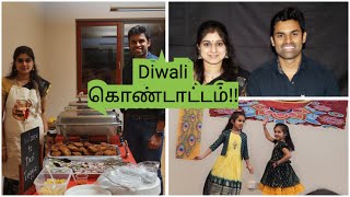 Diwali 2023 கொண்டாட்டம் | Prepared food for 56 people | Kutties Dance for latest Tamil songs