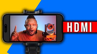 How To Use Your Phone as an HDMI CAMERA For Live Streaming
