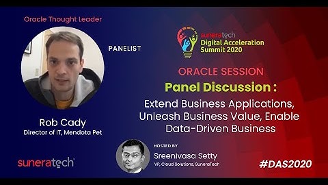 Extend Business Applications, Unleash Business Value,Enable Data-Driven Business|Rob Cady|SuneraTech