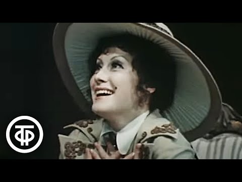 Сцена "Юбилей" из спектакля "Чеховские страницы" в постановке МХАТ (1977)