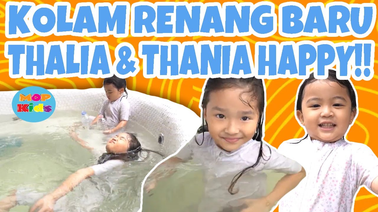 Intip Keseruan Thalia dan Thania Berenang di Kolam Air Hangat Pakai Aromaterapi