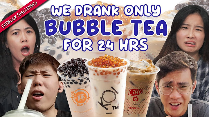 We Drank Only Bubble Tea For 24 Hours | 24 Hour Challenges | EP 1
