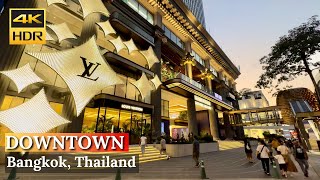 [BANGKOK] Evening Walk From LV The Place Bangkok at Gaysorn Amarin to Pratunam | Thailand [4K HDR] screenshot 5