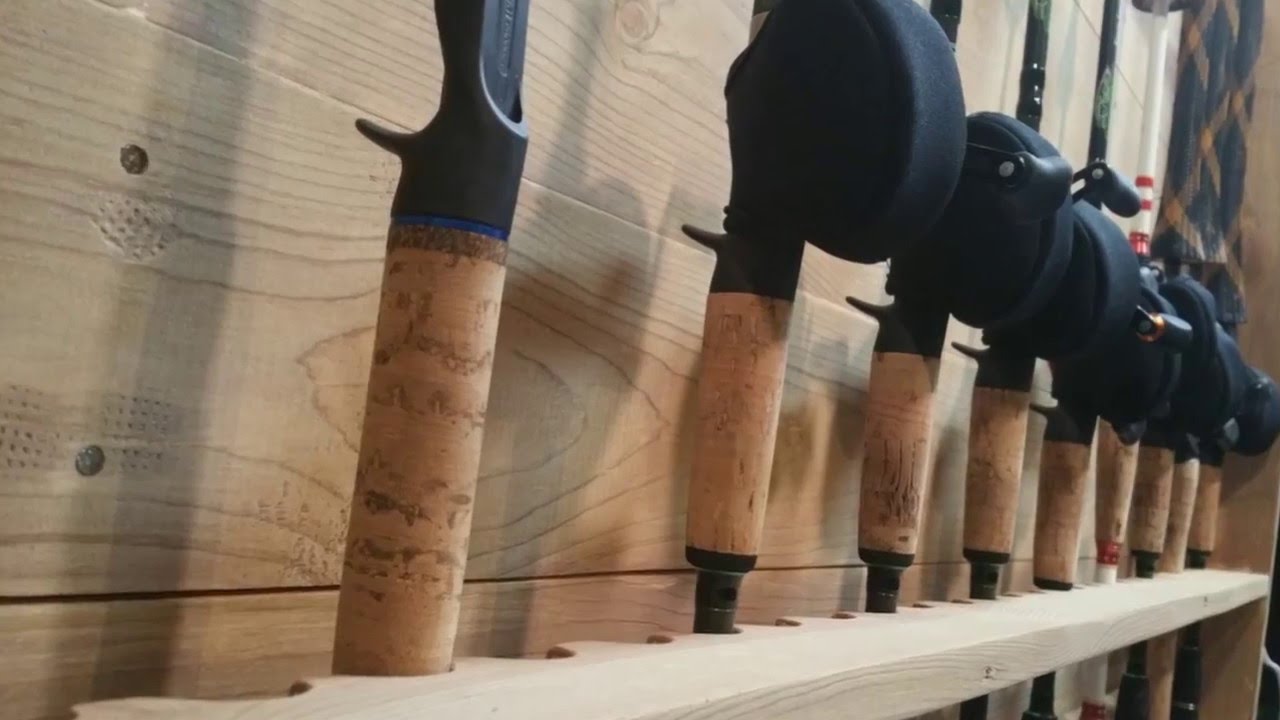 DIY: How to Build a Cheap, Easy Overhead Fishing Rod Storage Rack 