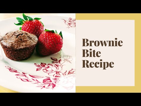 Brownie Bite Recipe