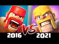 Evolution of CoC | Playing Clash of Clans in 2016 Vs 2021 – Old Clash Vs New Clash | What&#39;s Changed