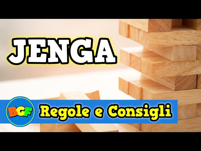 JENGA, Il Gioco della Torre coi Blocchi di Legno