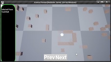 UE4 Pawn control, Building a wall!