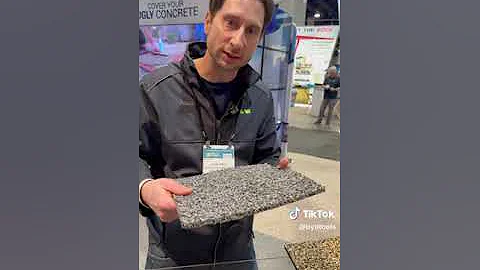 Revolutionary Rubber Stone Explained at World of Concrete 2024