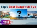 Best Budget 4k 55 inches HDR TVs 2019