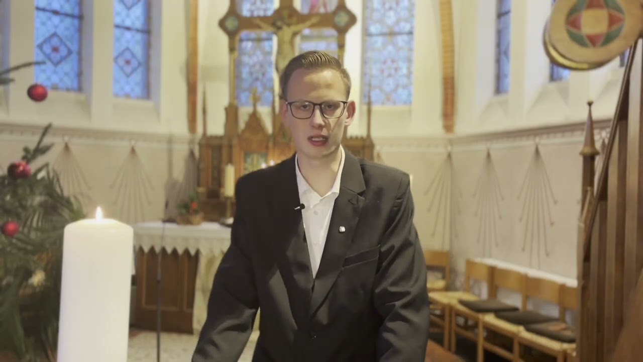 Weihnachtskalender 2025 -26 Tür Nr  35 vom Guten Hirten aus Münkeboe- Moorhusen