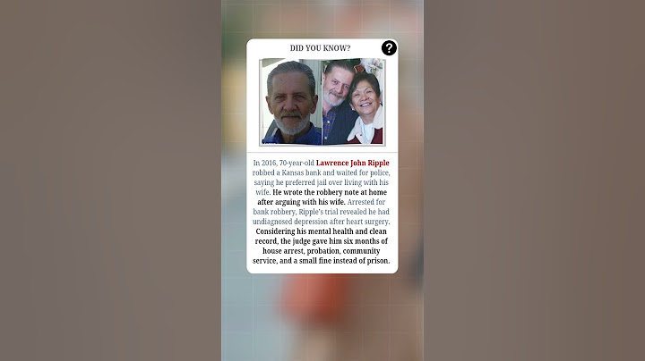 He Robbed a Bank to Escape His Wife