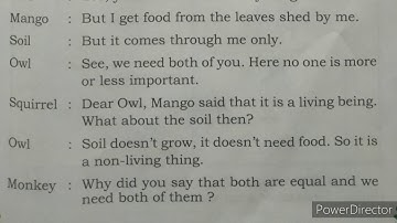 Class :3 Lesson :3 EVS Topic : Judgement of the Owl (part-1)