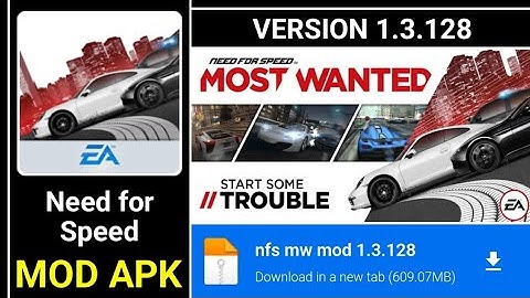 Need for Speed Most Wanted MOD APK Unlimited Money/Unlocked Version 1.3.128