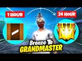 Bronze To Grandmaster In 24 Hour 💀|| 24 Hour Rank Pushing Challenge In Level 1 ID 🔥|| Pinsu Gaming