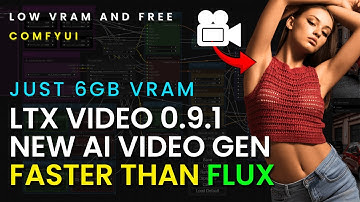 NEW LTX Video with 6GB VRAM 🤯 - Using ComfyUI locally (Fastest & Low VRAM) | AI Video Generation