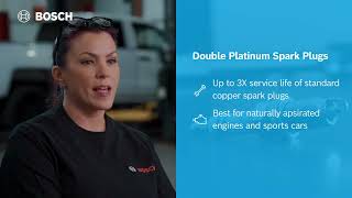 Bosch Double Platinum Spark Plugs – Extended Performance Life \& Durability