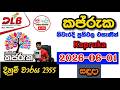 Kapruka 2355 2026.06.01 Today DLB Lottery Result අද කප්රුක ලොතරැයි ප්‍රතිඵල
