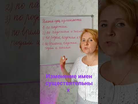 Как изменяются имена существительные #русскийязык