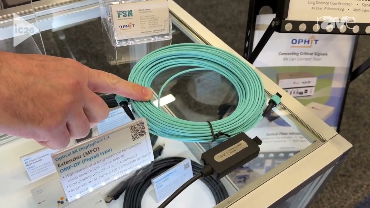 InfoComm 2026: Ophit USA Features OMP HDMI and DisplayPort Extender Series and More