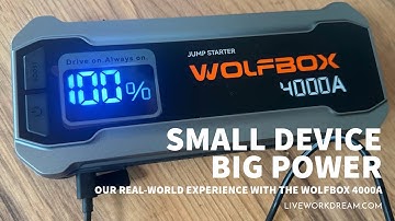 WOLFBOX MegaVolt24 Jump Starter Real World Review