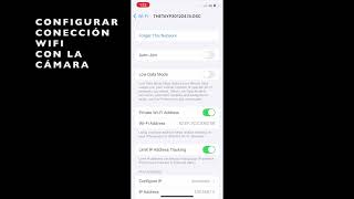 CONFIGURACIÓN DE LA WIFI DE LA CÁMARA   HD 720p