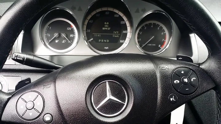 2010 Mercedes Benz C300 Service A & B Light Reset