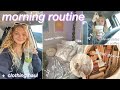 MY *realistic* MORNING ROUTINE: life updates, grwm, back to school clothing haul, &amp; summer vlog 2023