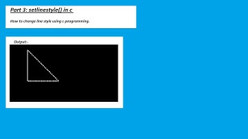 setlinestyle function in c language