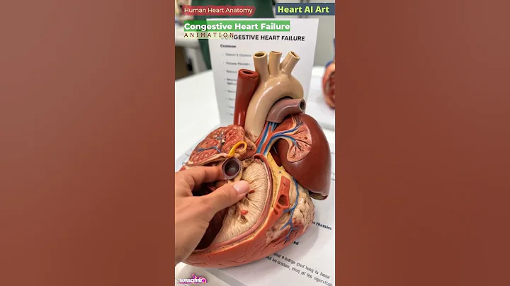 Congestive Heart Failure Animation | Heart AI Art | 07