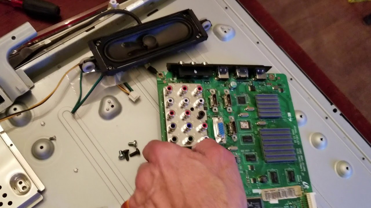 Parting out a Samsung Flat Screen TV for ebay - YouTube