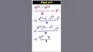 A Nice math Olympiad Exponential Problem #short #olympiad #mathematics  #exponents #saudiarabia
