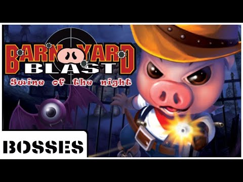 Barnyard Blast: Swine of the Night - All Bosses (No Damage) // Nintendo DS