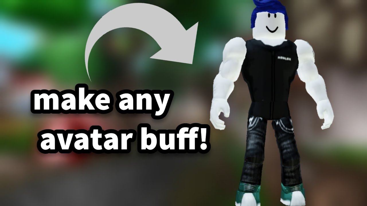 AVATAR TRICK] How to make a BUFF NOOB AVATAR for FREE! (ROBLOX) 