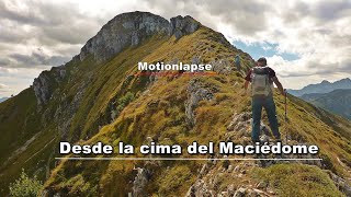 Motionlapse. Cima Peña Maciedome