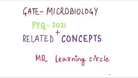 GATE 2022 | GATE XL | LIFE SCIENCE | MICROBIOLOGY | 2021 Complete Solution | PYQ 2021