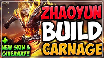 HEROES EVOLVED - ZHAOYUN BUILD | GIVEAWAY | CARNAGE | NEW SKIN