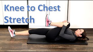 Knee to Chest Stretch in Lying | Osteoarthritis Physiotherapy