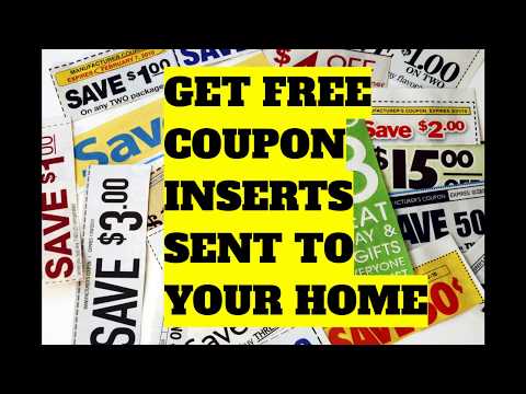 How To Get Coupon Inserts Sent To Your Home