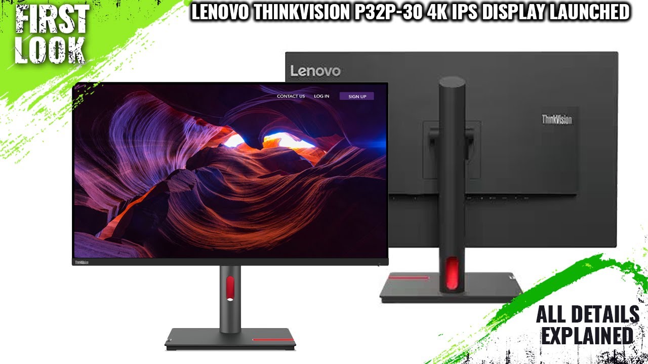 Lenovo ThinkVision P32p-30 - LED monitor - 4K - 32