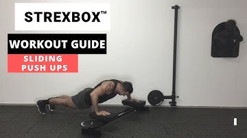 Push-ups​ STREXBOX Slide | Eccentric training | Flywheel devices | Strength training