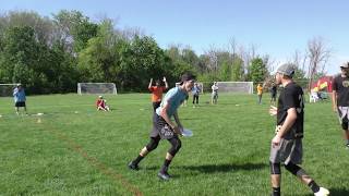 Wisconsins John Tan Incredible Full Extension Catch 2018 College National Championships