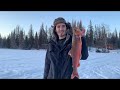 Ice Fishing for Arctic Char in Alaska